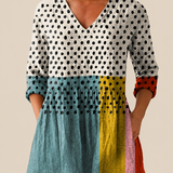 Eleanor | Long Blouse with a Bold Print