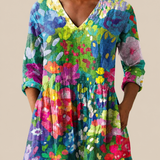 Grace | Long Blouse with a Bold Print
