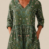 Sophie | Long Blouse with a Bold Print