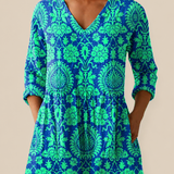 Florence | Long Blouse with a Bold Print