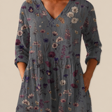 Rosie | Long Blouse with a Bold Print
