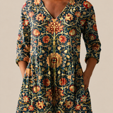Willow | Long Blouse with a Bold Print