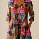 Molly | Long Blouse with a Bold Print