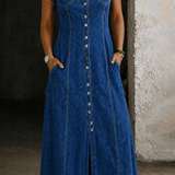 Saskia | Plus-Size Denim Dress