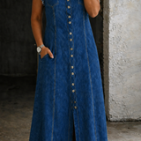 Saskia | Plus-Size Denim Dress