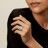 Kathrin | Boho Ring with Shimmer Stone