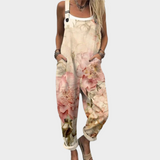Dungarees with Watercolour Roses