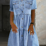 Sienna | Smart Casual Denim Dress