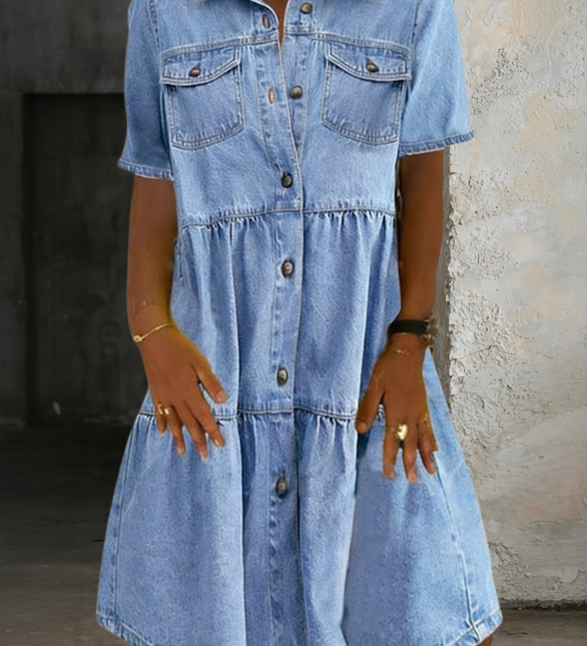 Sienna | Smart Casual Denim Dress