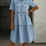Sienna | Smart Casual Denim Dress