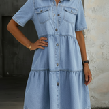 Sienna | Smart Casual Denim Dress