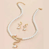 Margit | Pearl-Effect Jewellery Set