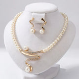 Margit | Pearl-Effect Jewellery Set