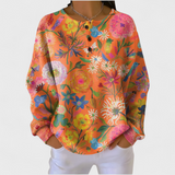 Florence | Jumper with Colourful Floral Pattern