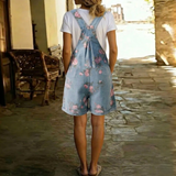 Lucy | Floral Denim Jumpsuit