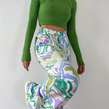 Zyra - Bold Printed Swirl Ensemble