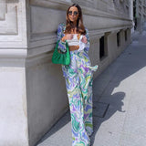 Zyra - Bold Printed Swirl Ensemble