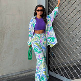 Zyra - Bold Printed Swirl Ensemble