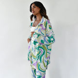 Zyra - Bold Printed Swirl Ensemble