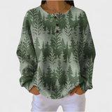 Jessica | Sweatshirt with Classic Tree Motif