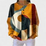 Beatrice | Jumper with Geometric Textured Pattern