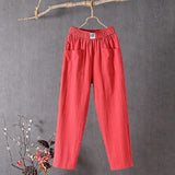 Alyra - Relaxed Fit Trousers with Pockets