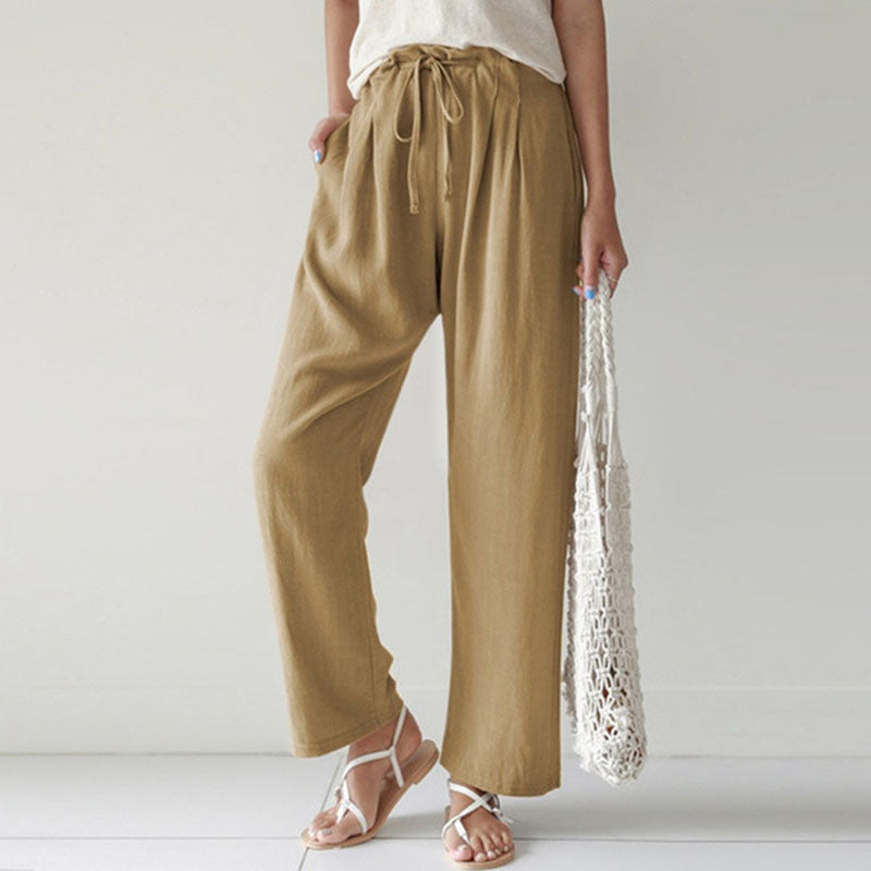 Vara - Relaxed Drawstring Trousers