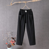 Alyra - Relaxed Fit Trousers with Pockets