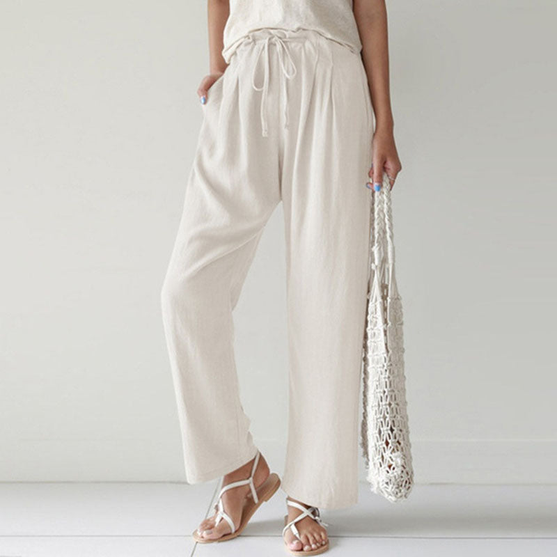 Vara - Relaxed Drawstring Trousers