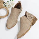 Violet | Stylish Everyday Low Ankle Boots