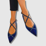Noëlle™ | Chic Navy Moccasins