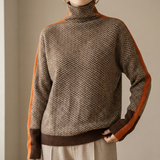 Eleanor | High-Neck Herringbone Luxe