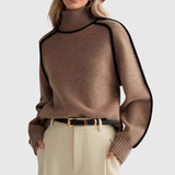 Donna | Elegant Funnel-Neck Jumper