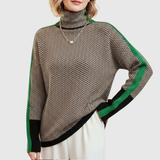 Eleanor | High-Neck Herringbone Luxe