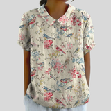 Floral Top Elegant Comfort