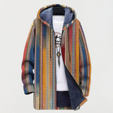Vivien | Striped Pattern Coat