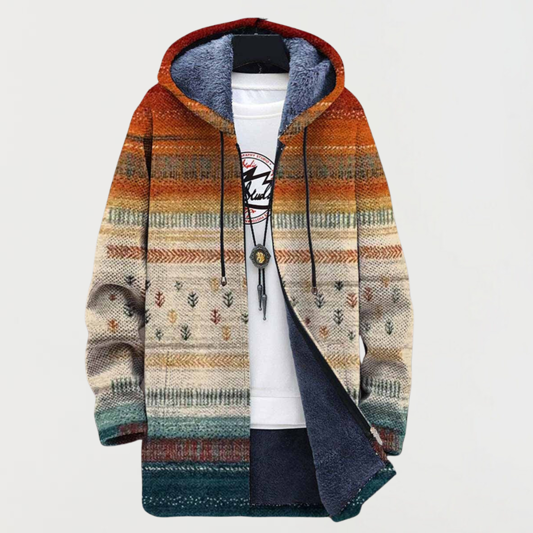 Winnie | Autumn Striped Coat