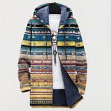 Kitty | Wavy Tribal Pattern Coat