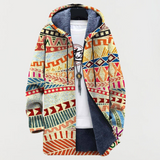 Clementine | Ethnic Pattern Fusion Coat
