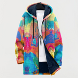 Lavinia | Sweatshirt with Colourful Artistic Pattern