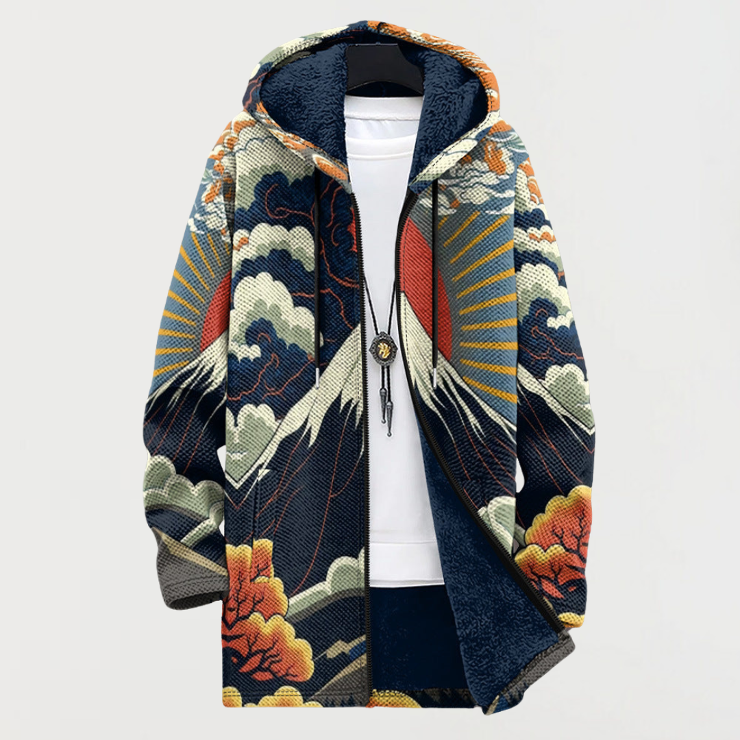 Sylvia | Sweatshirt with Sunrise Pattern