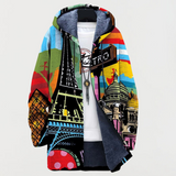 Blanche | Hoodie with Urban Pattern