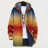 Rosalyn | Sunset Gradient Pattern Coat