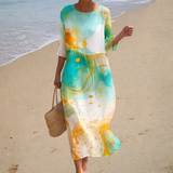 Long, Flowing, Chic and Comfortable Gown
