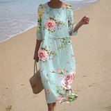 Long, Flowing, Chic and Comfortable Dress
