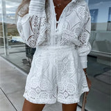 Lesley - Elegant Lace Ensemble