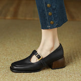 Lucy - Vintage-Style T-Bar Shoes