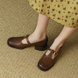 Lucy - Vintage-Style T-Bar Shoes