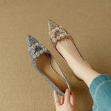 Victoria - Sparkling Court Shoes