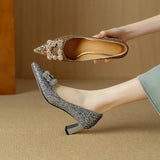 Victoria - Sparkling Court Shoes